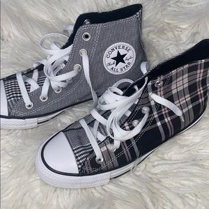 women’s mismatched high top converse